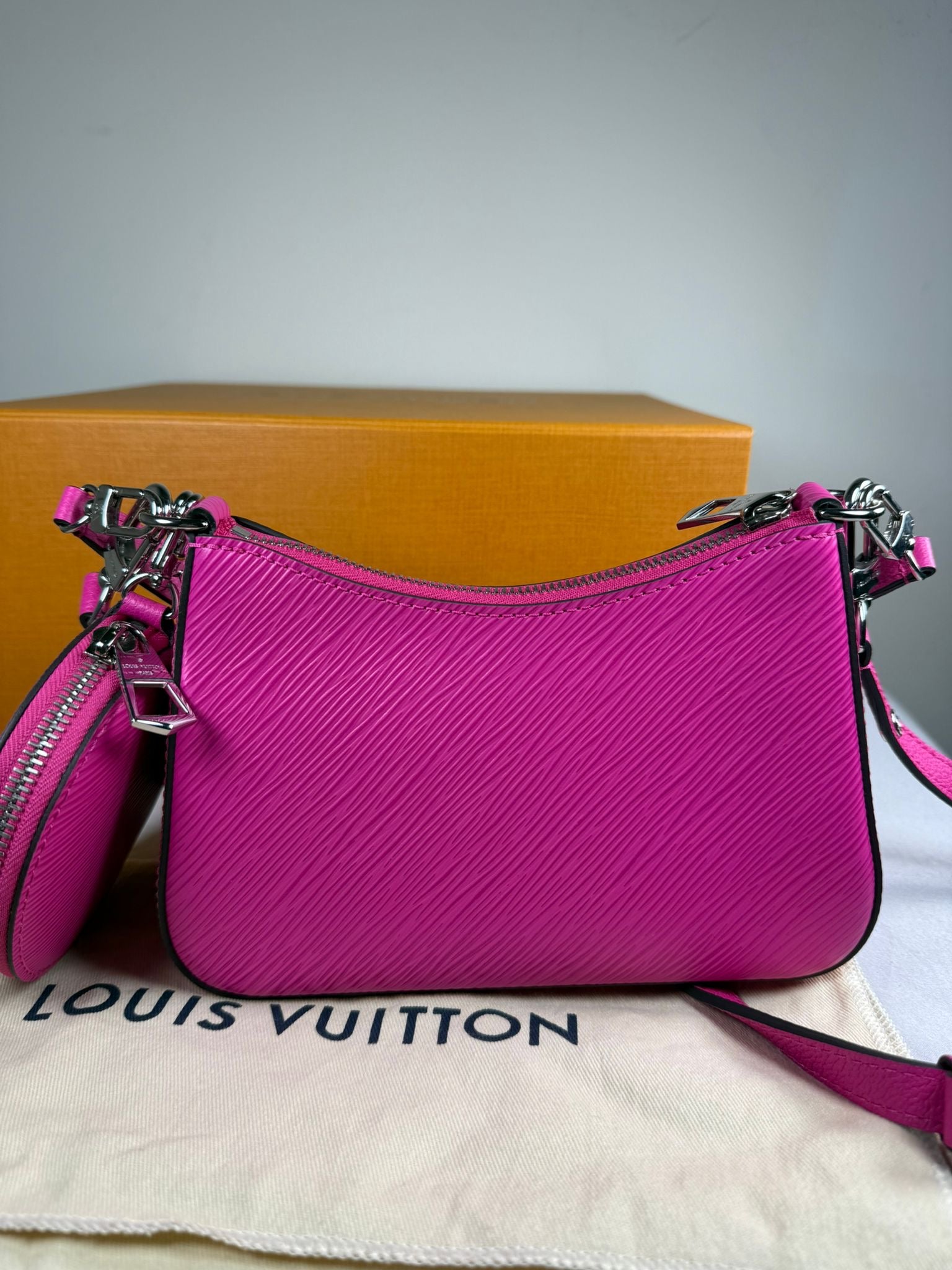 Louis Vuitton Marellini Pink Epi Leather Crossbody Bag