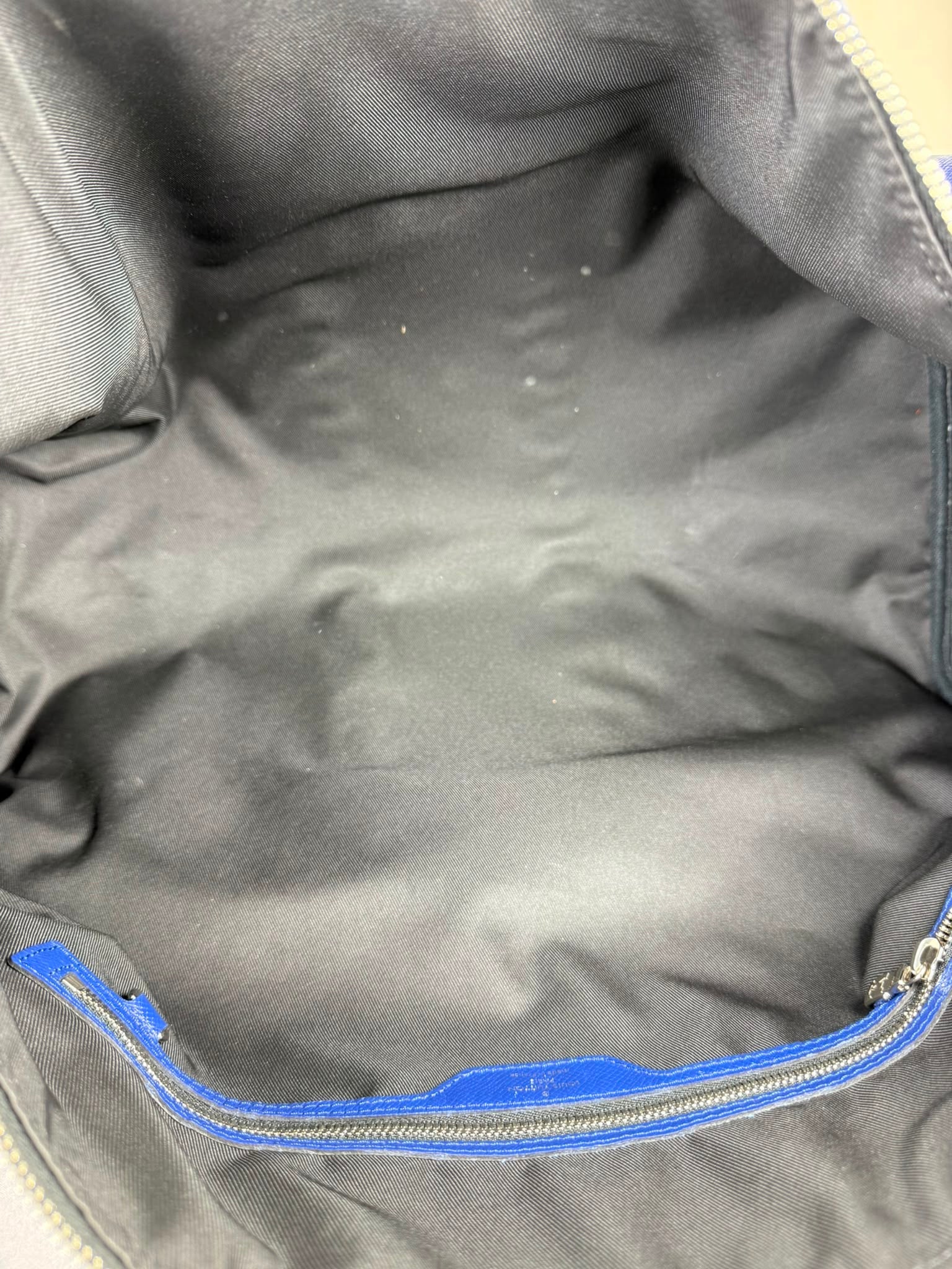 Louis Vuitton Keepall Bandoulière 50 cobalt blue Monogram Eclipse travel bag