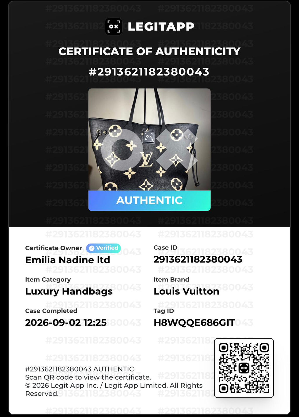 Louis Vuitton Neverfull MM Monogram Empreinte Giant – Black/Beige