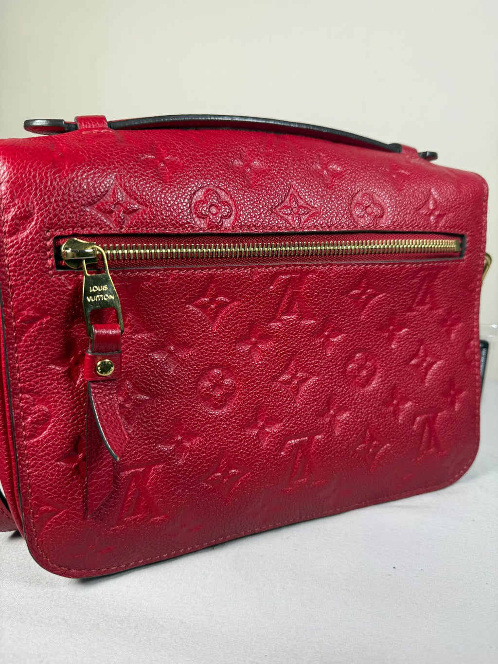 Louis Vuitton Pochette Métis – Red Empreinte Leather