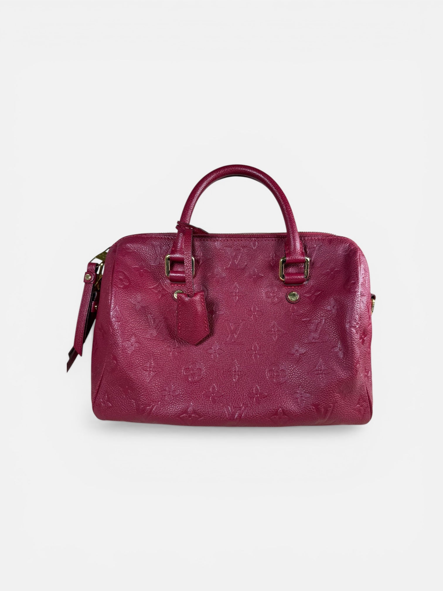 Louis Vuitton Speedy 25 – Empreinte Leather (Deep Red/Bordeaux)