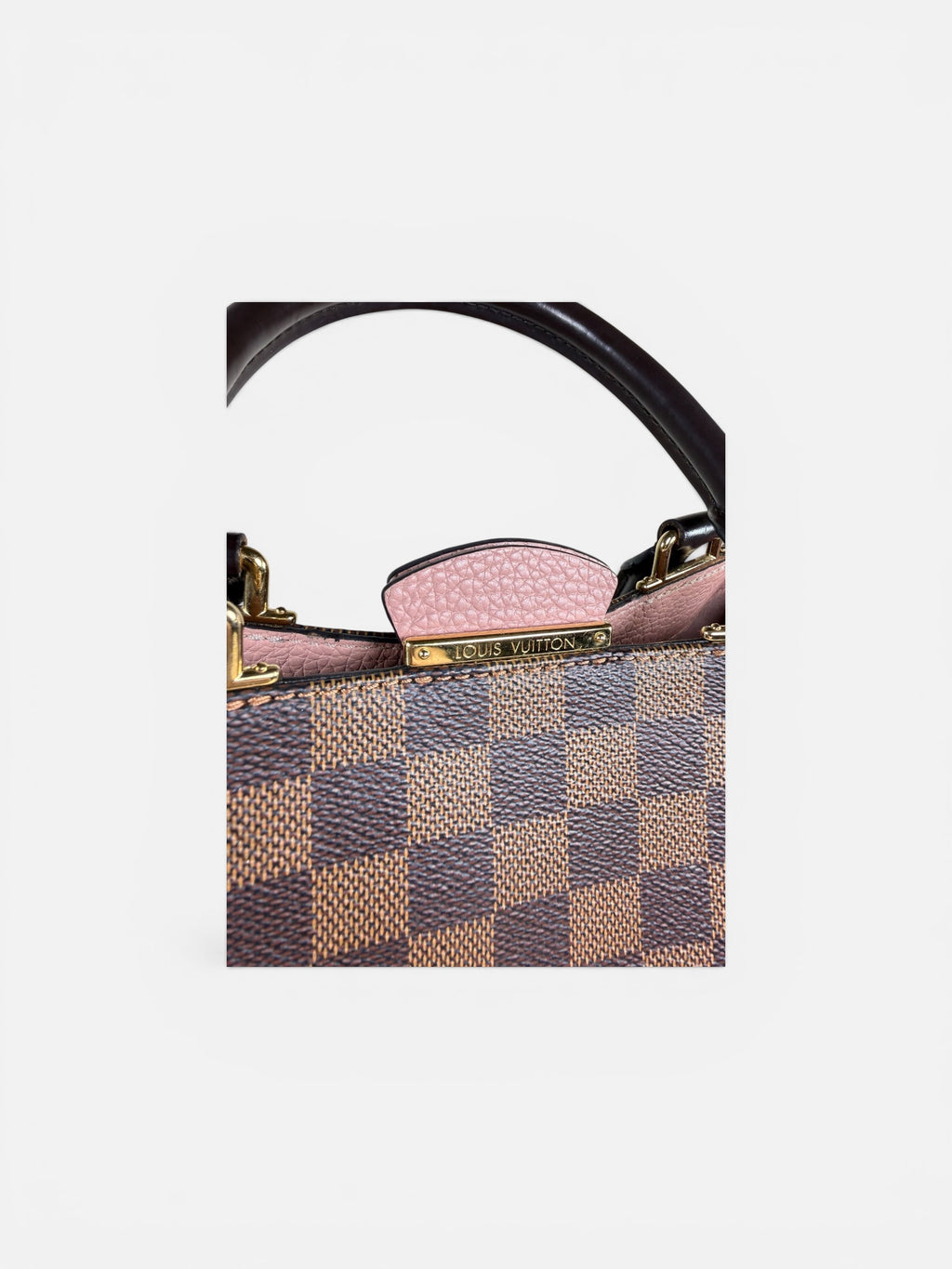 Louis Vuitton Brittany Damier Ebene Shoulder Bag – Magnolia Pink – Crossbody