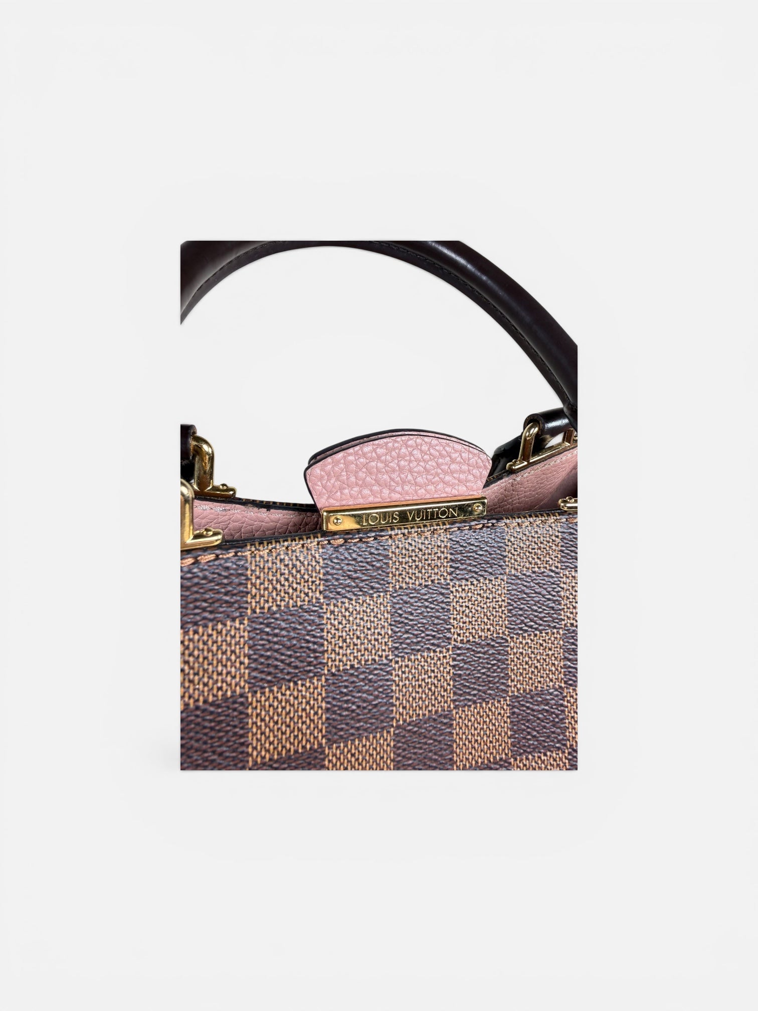 Louis Vuitton Brittany Damier Ebene Shoulder Bag – Magnolia Pink – Crossbody