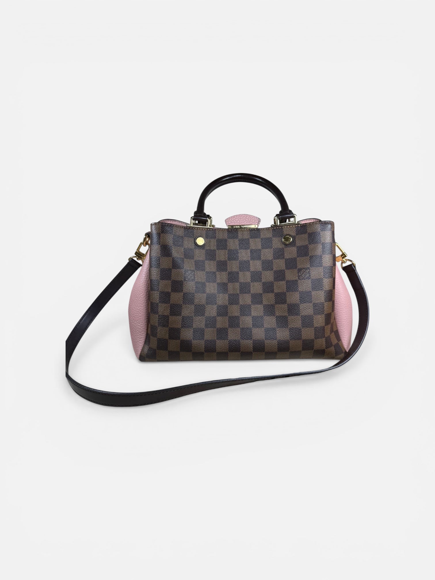 Louis Vuitton Brittany Damier Ebene Shoulder Bag – Magnolia Pink – Crossbody