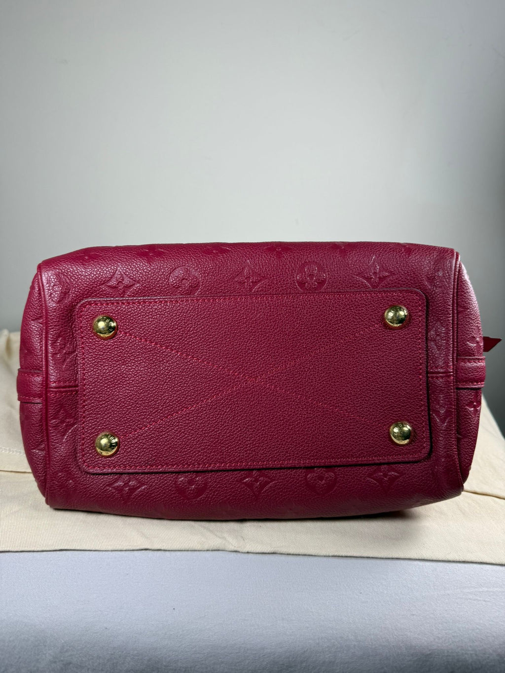Louis Vuitton Speedy 25 – Empreinte Leather (Deep Red/Bordeaux)
