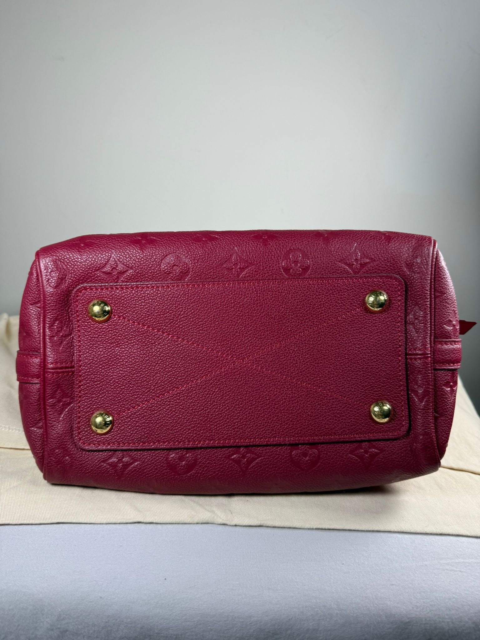 Louis Vuitton Speedy 25 – Empreinte Leather (Deep Red/Bordeaux)