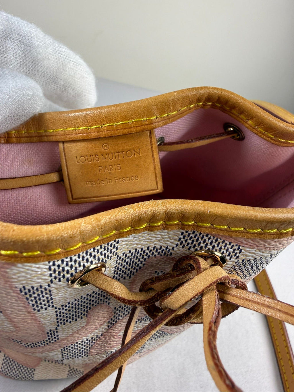 Louis Vuitton Mini Noé Tahiti – Damier Azur Pink Limited Edition