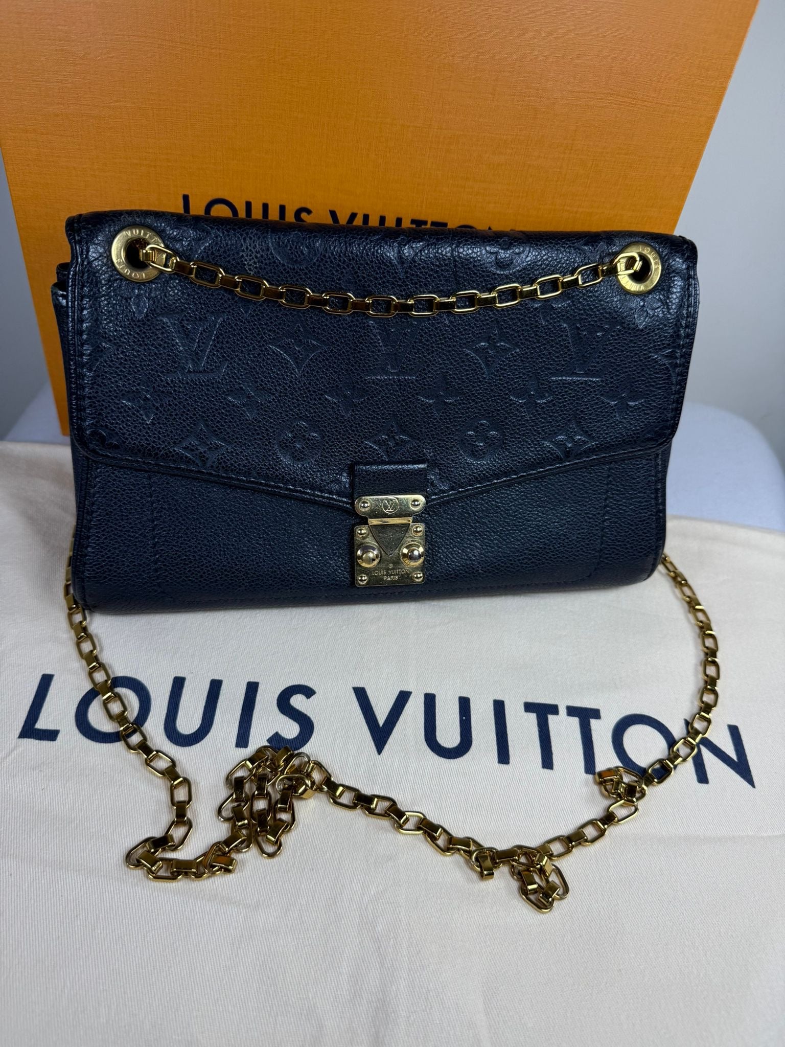 Louis Vuitton Saint Germain PM Empreinte Leather Bag