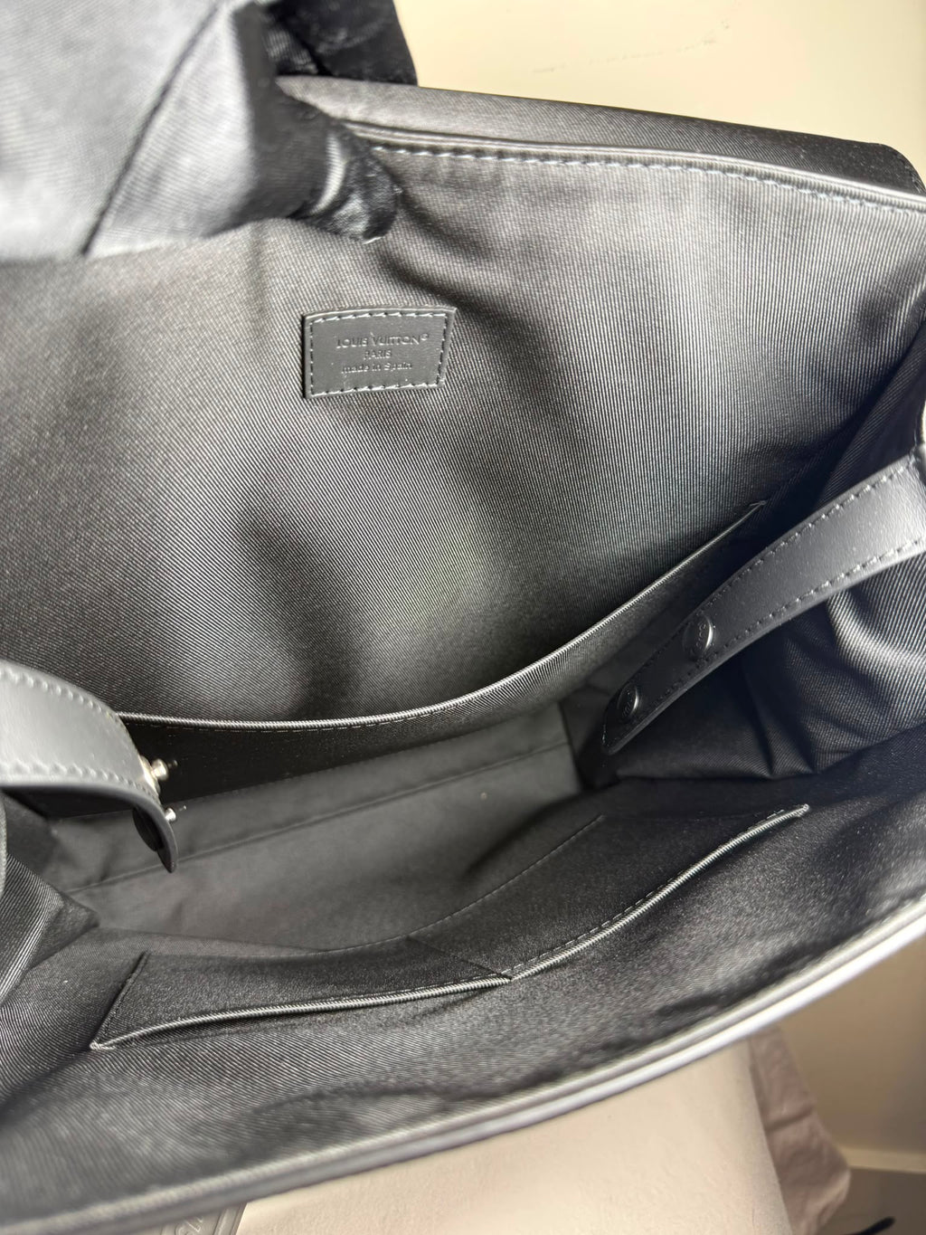 Louis Vuitton Fastline Backpack – Black Grained Calf Leather | Matte Black Hardware