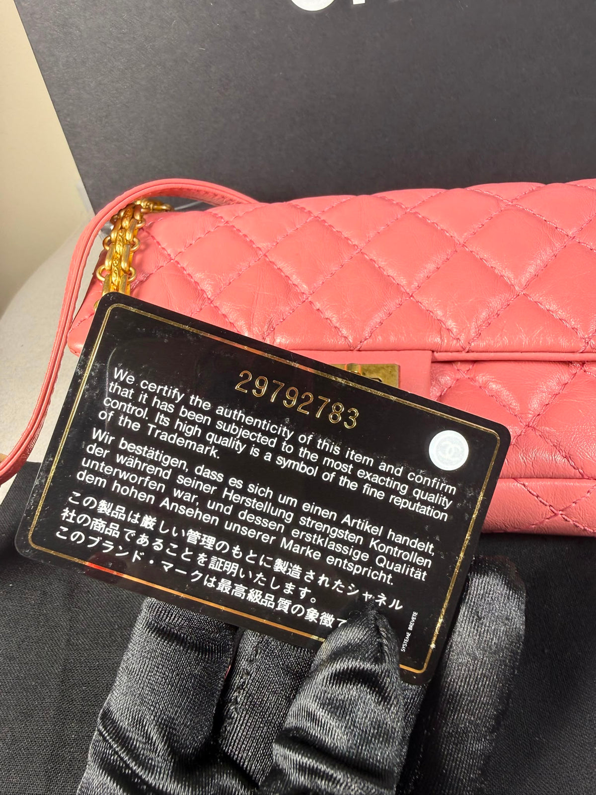 CHANEL Pink Quilted Leather Waist Bag / Belt Bag
