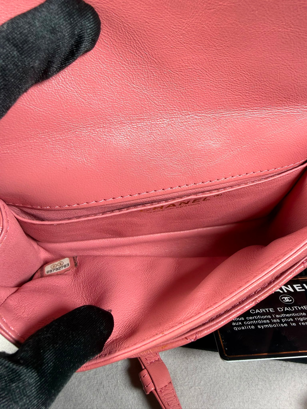 CHANEL Pink Quilted Leather Waist Bag / Belt Bag