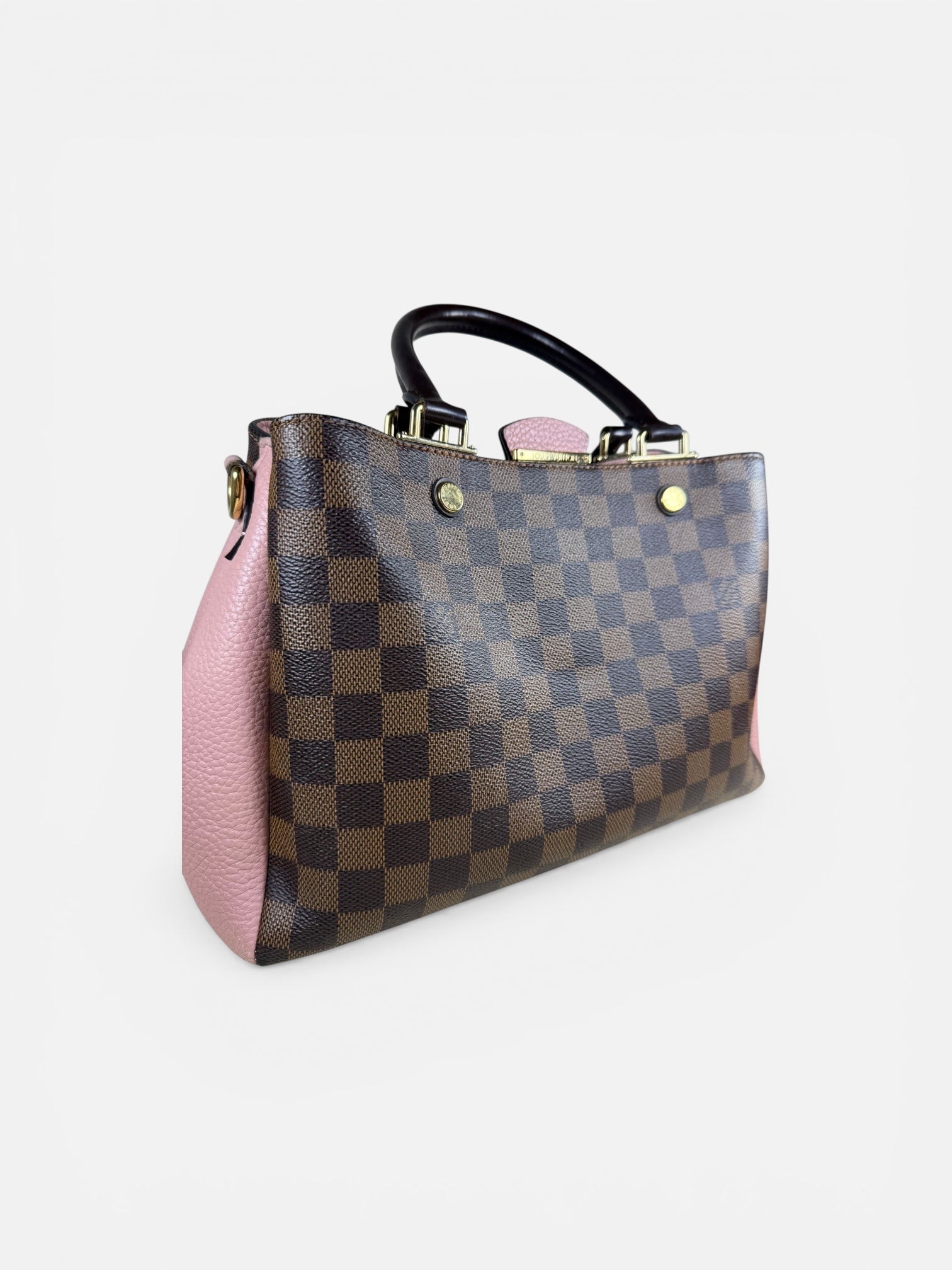 Louis Vuitton Brittany Damier Ebene Shoulder Bag – Magnolia Pink – Crossbody