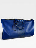 Louis Vuitton Keepall Bandoulière 50 cobalt blue Monogram Eclipse travel bag