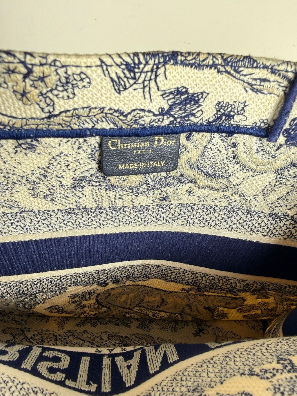 Christian Dior Book Tote