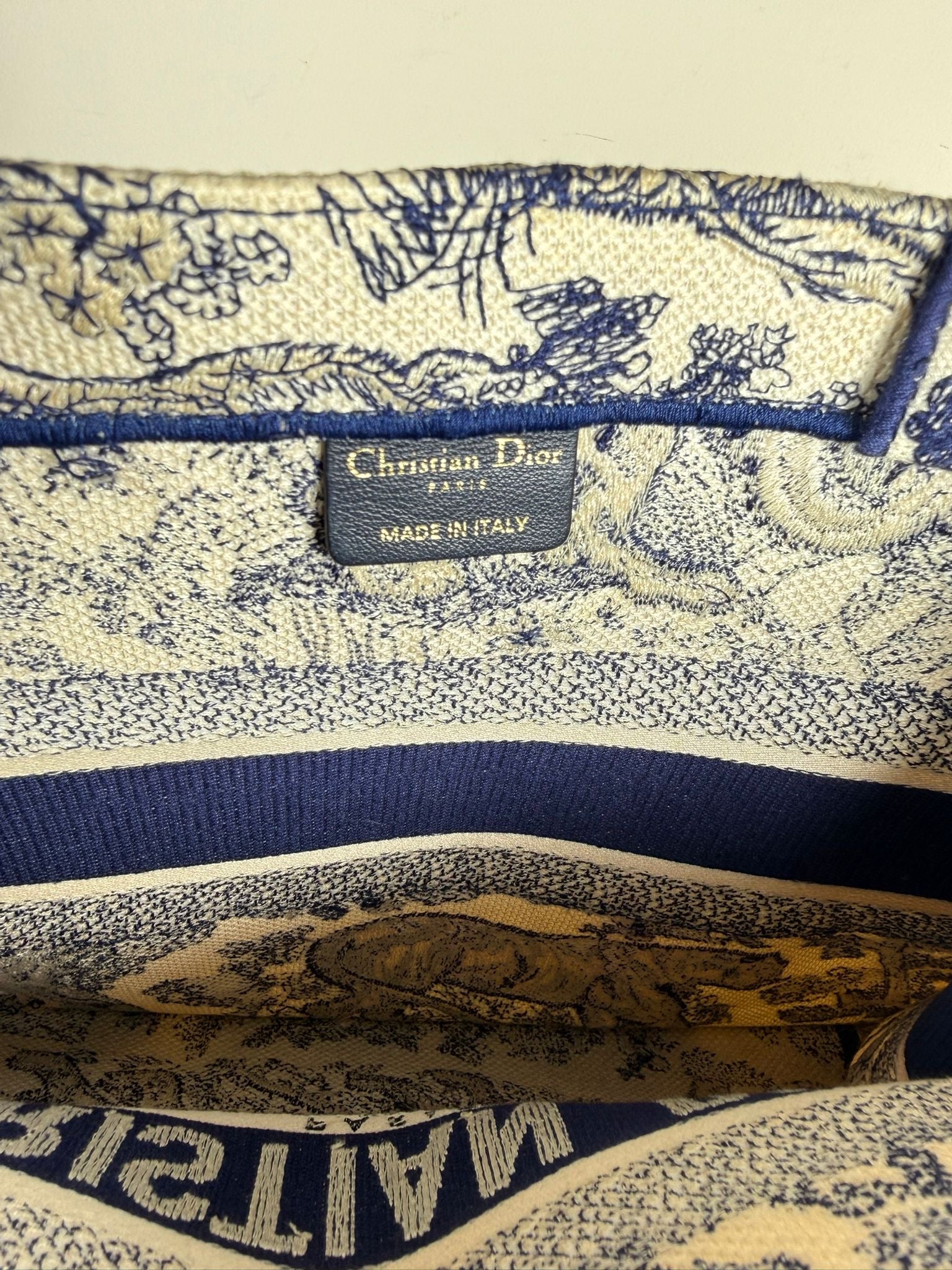 Christian Dior Book Tote