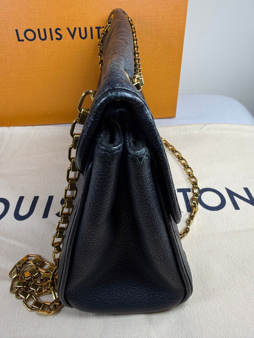 Louis Vuitton Saint Germain PM Empreinte Leather Bag