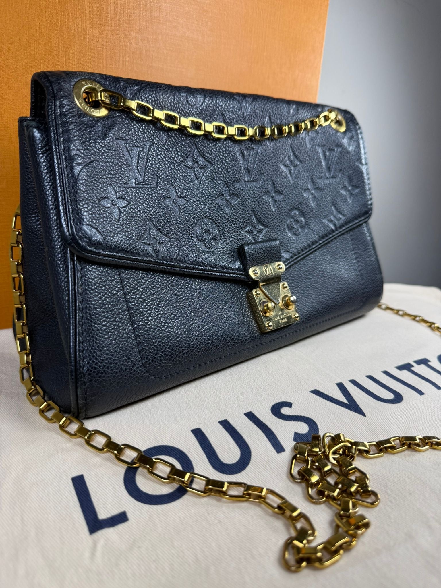 Louis Vuitton Saint Germain PM Empreinte Leather Bag