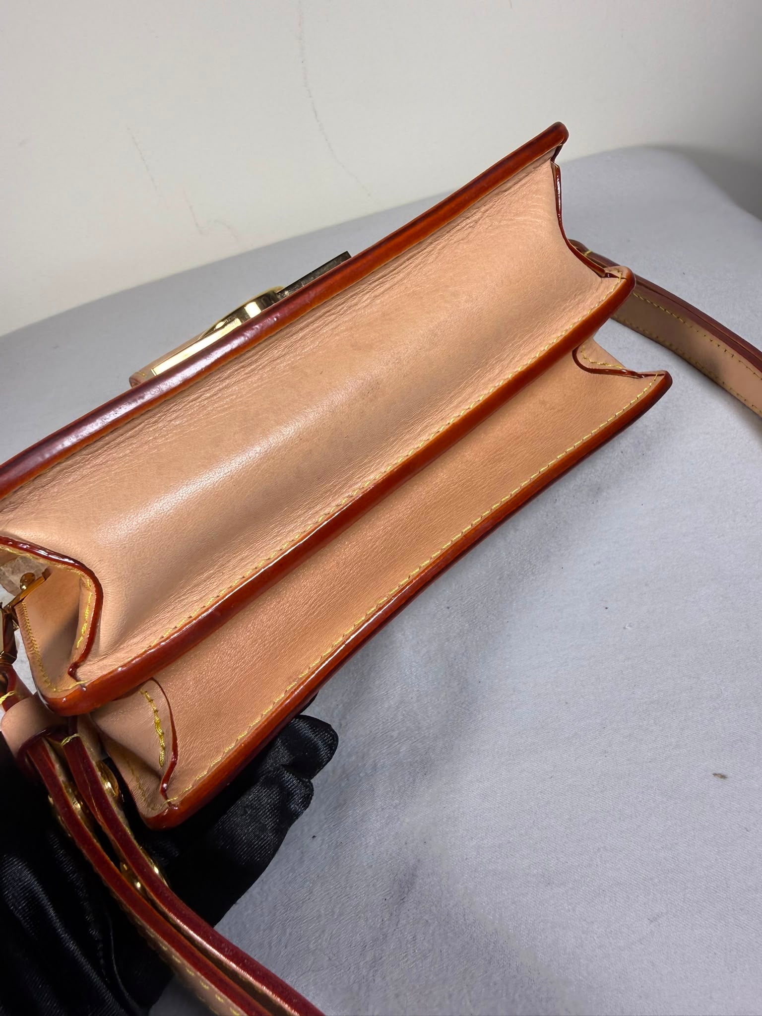 Louis Vuitton Dauphine Mini – Monogram Metallic Canvas – Gold Hardware