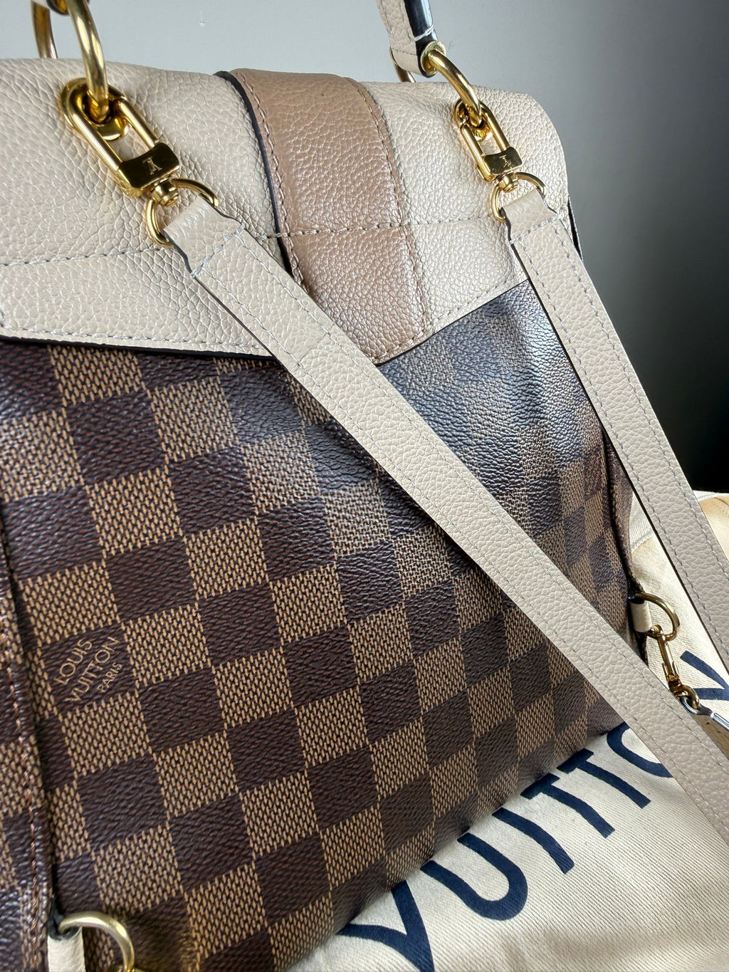 Louis Vuitton Clapton Backpack in Damier Ebene