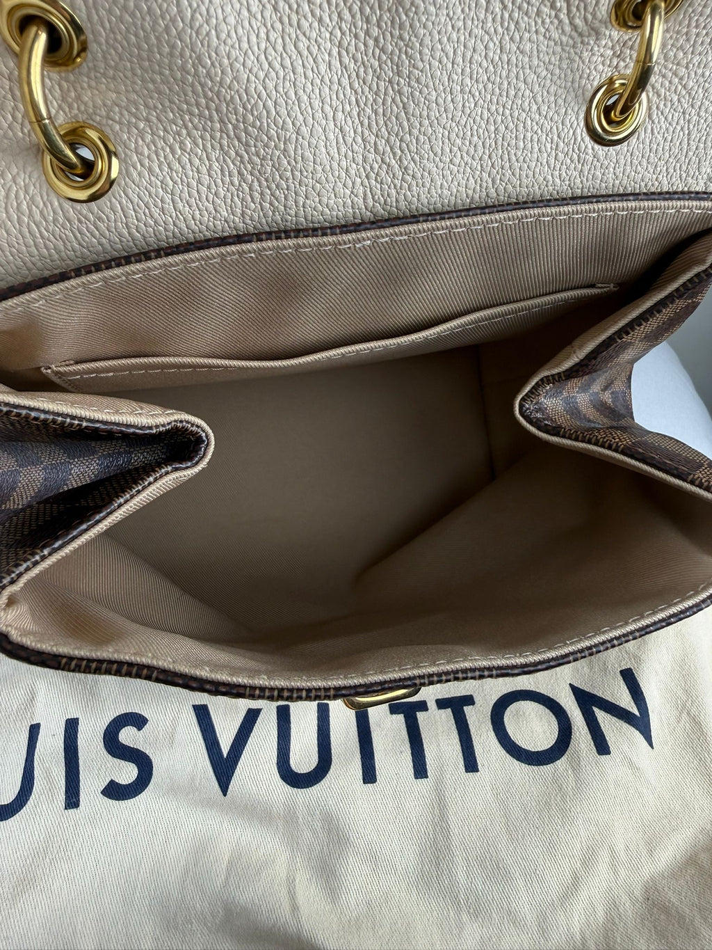 Louis Vuitton Clapton Backpack in Damier Ebene