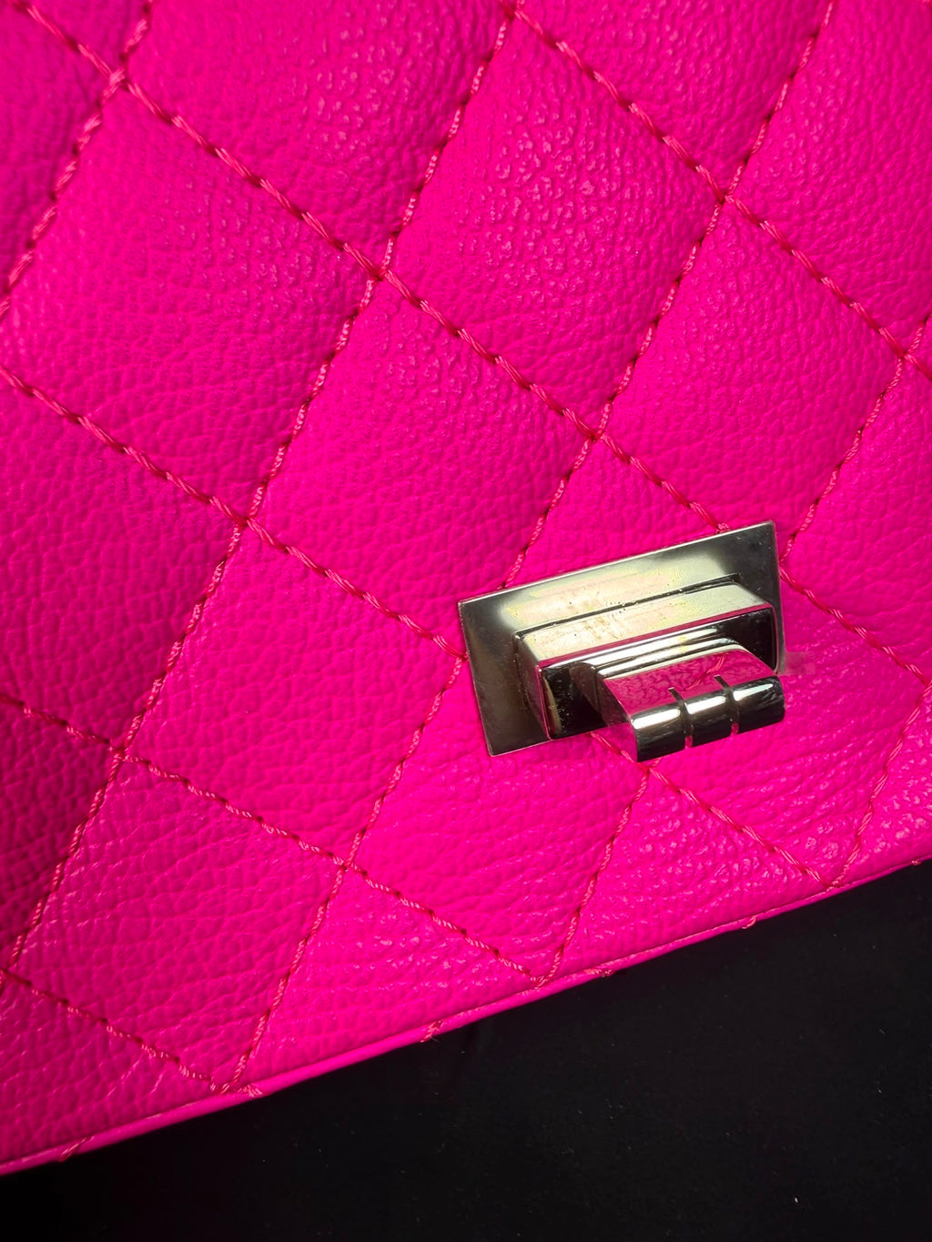 Authentic Chanel Classic Flap Bag – Hot Pink Caviar Leather