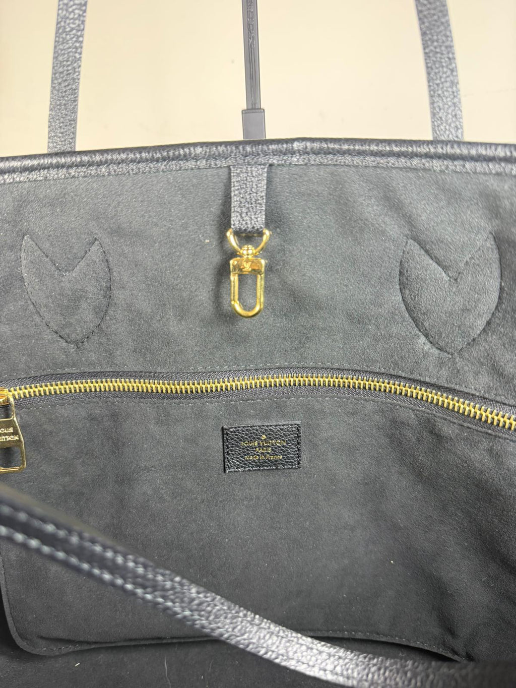 Louis Vuitton Neverfull MM Monogram Empreinte Giant – Black/Beige