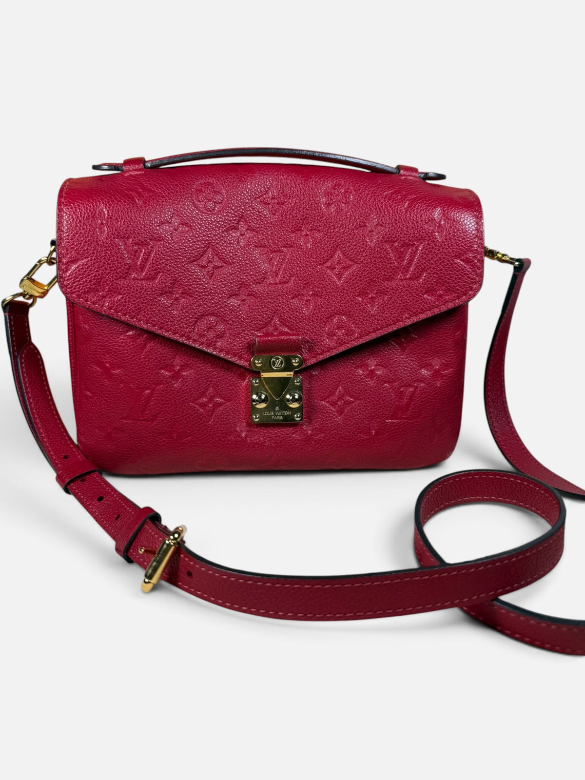 Louis Vuitton Pochette Métis – Red Empreinte Leather