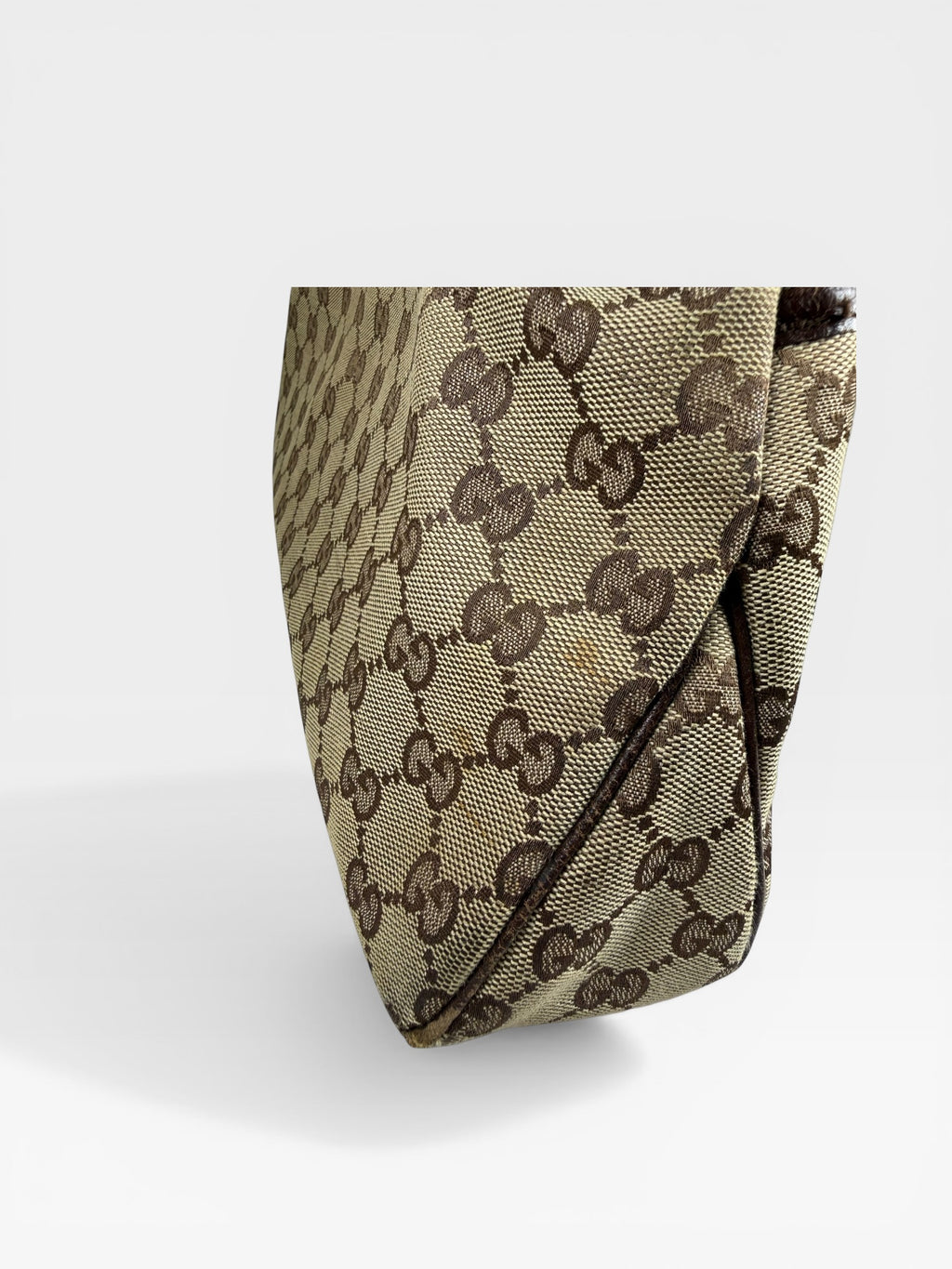 Gucci GG Canvas Abbey Shoulder Bag – Beige/Brown Monogram
