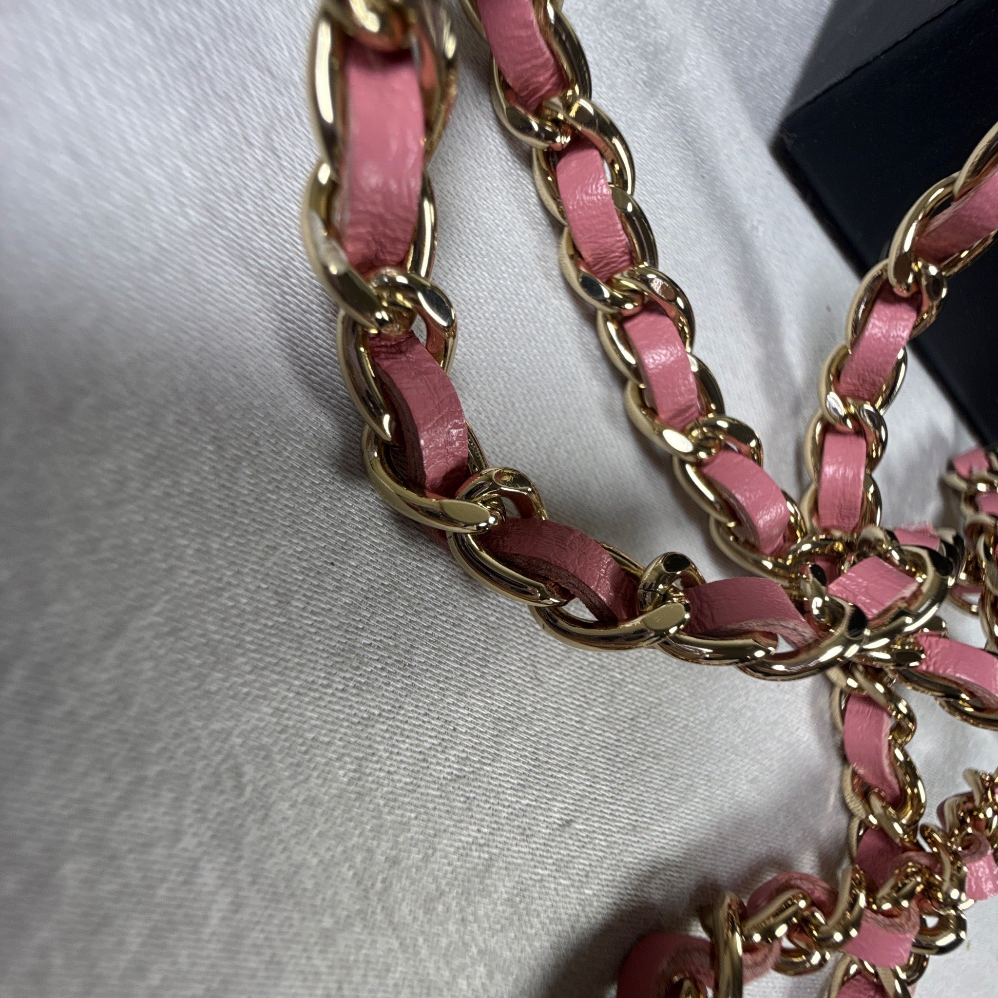 Chanel Pink Mini Tweed Flap Bag
