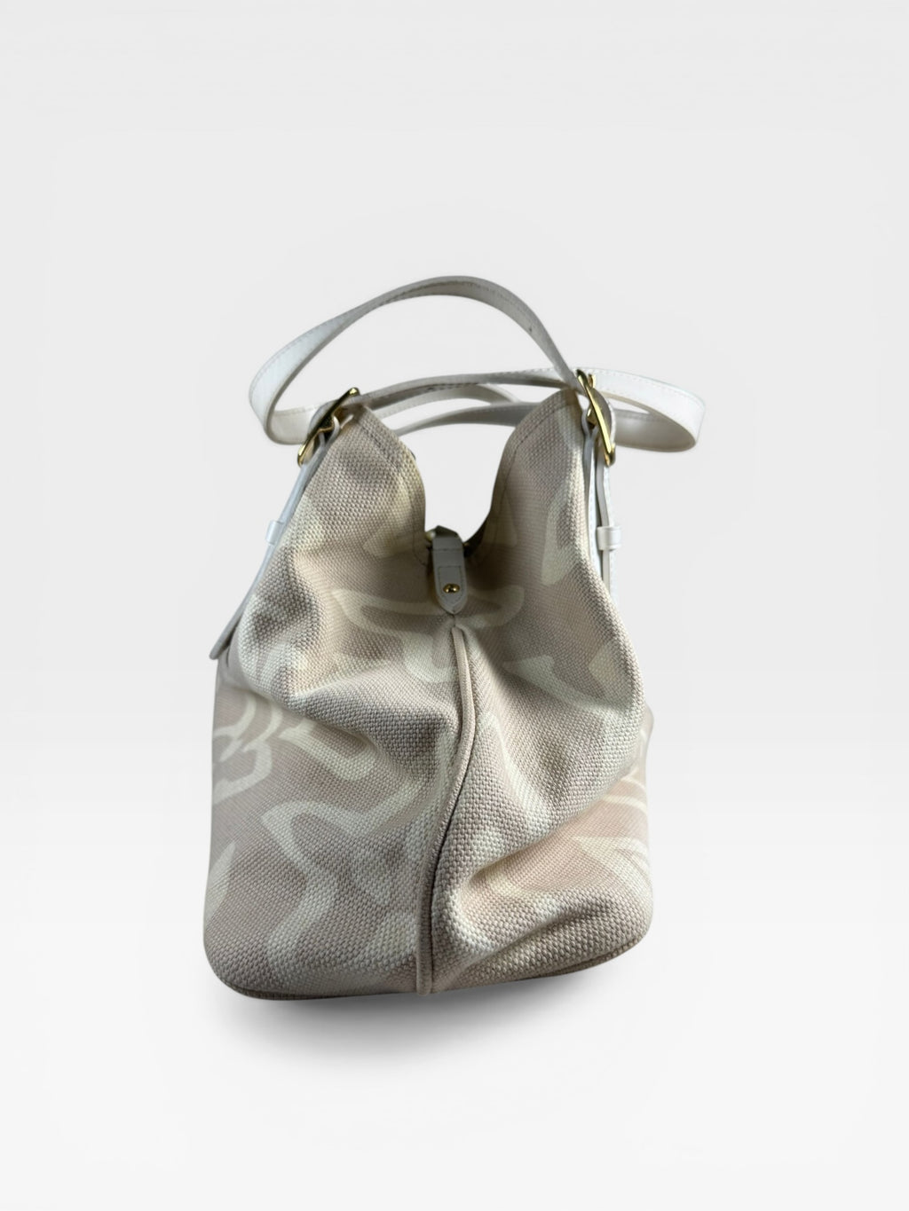 Louis Vuitton Tahitienne PM Hobo Bag – Cream / White Leather – Gold Hardware