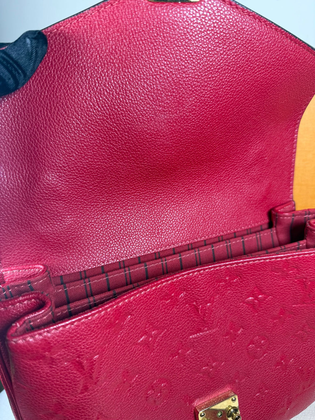 Louis Vuitton Pochette Métis – Red Empreinte Leather