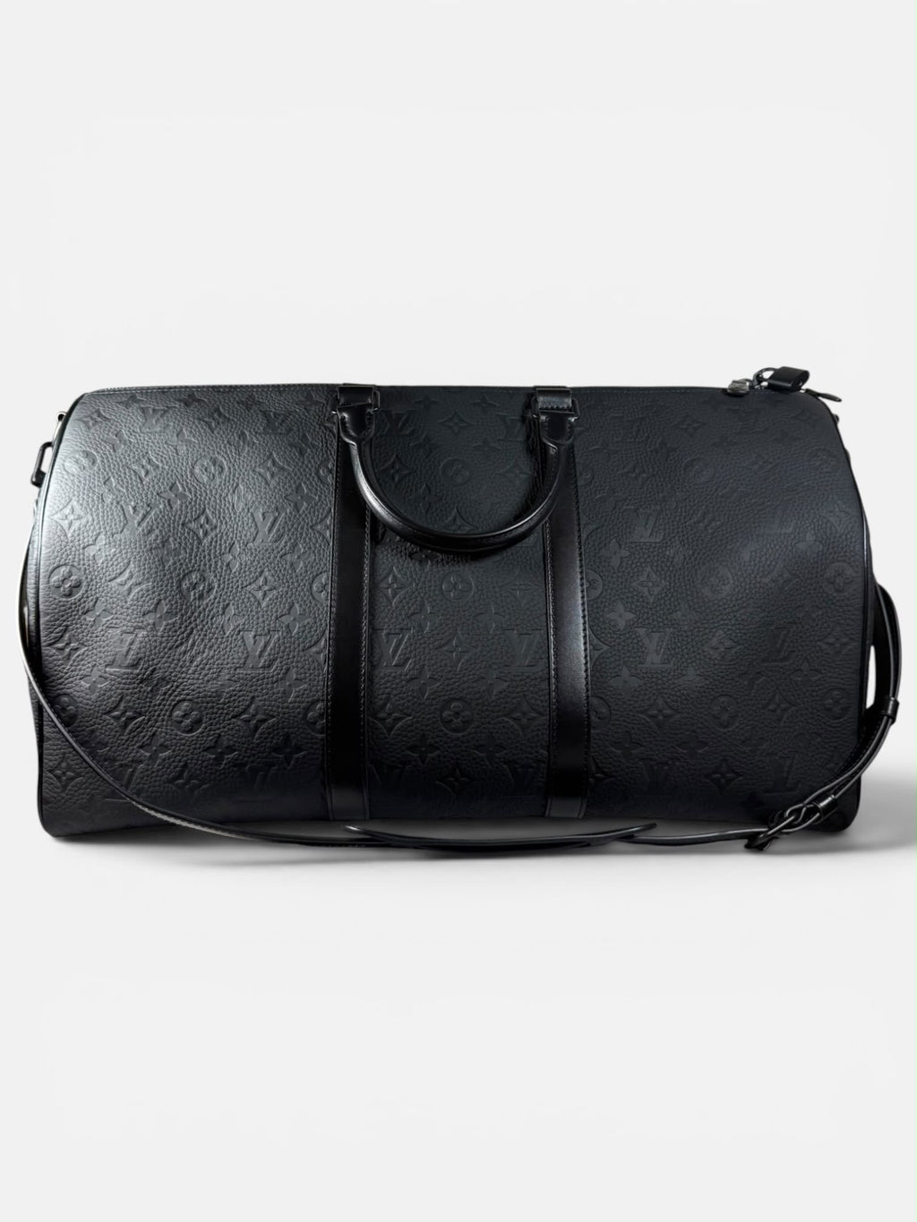 Louis Vuitton Keepall Bandoulière – Monogram Empreinte Black Leather