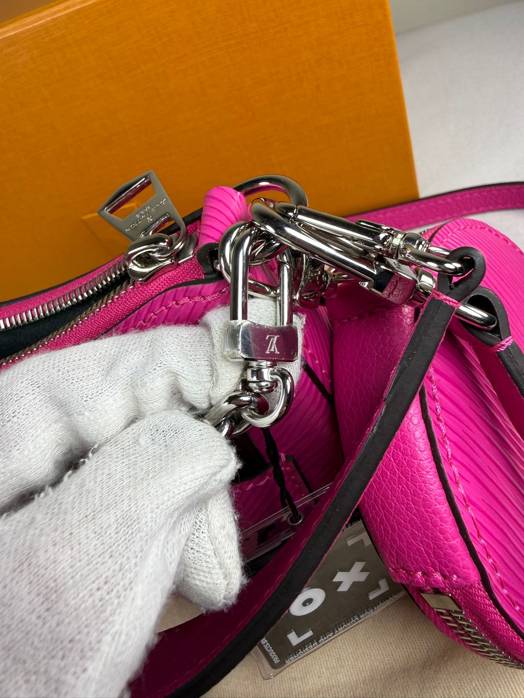 Louis Vuitton Marellini Pink Epi Leather Crossbody Bag