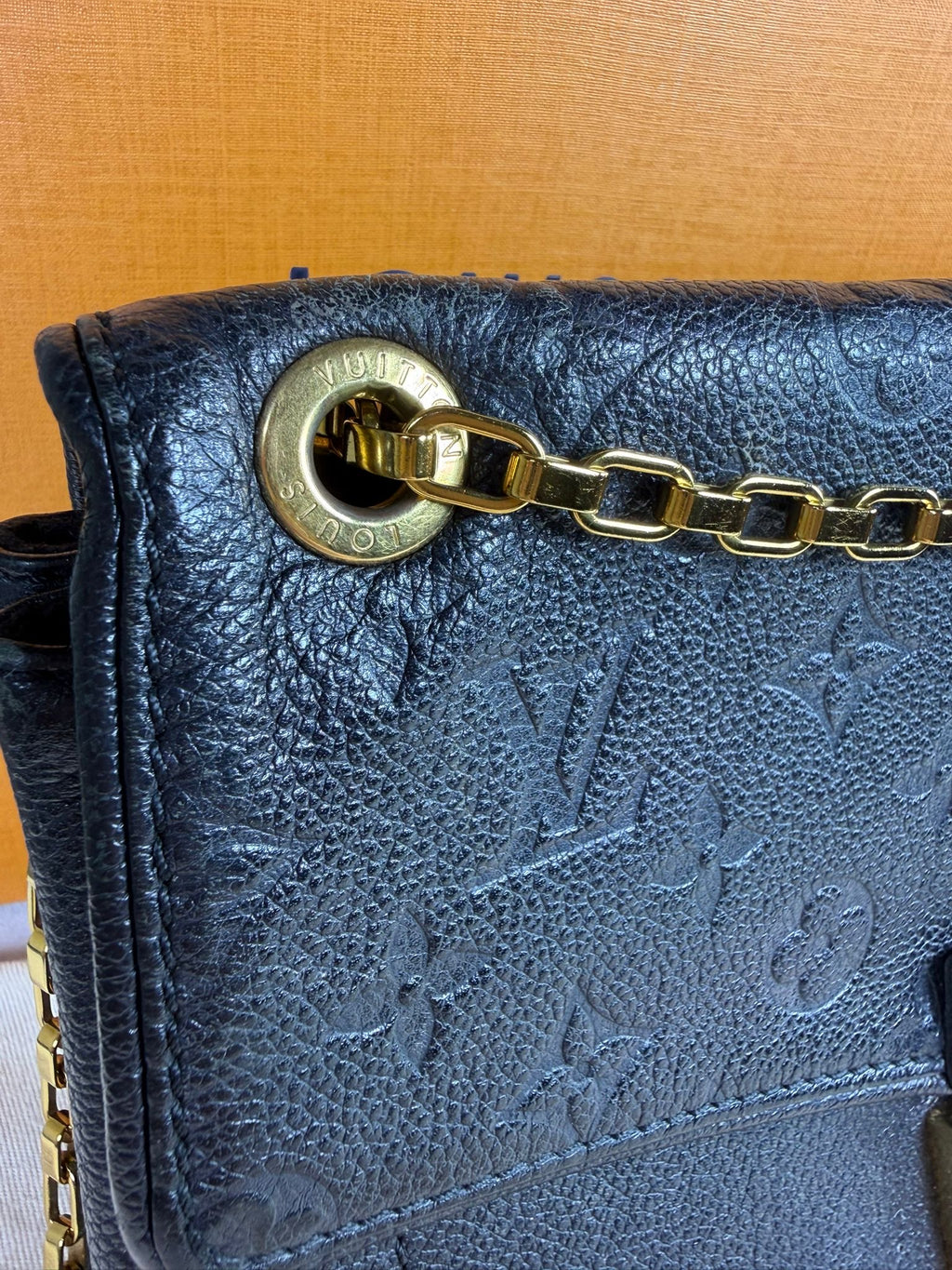 Louis Vuitton Saint Germain PM Empreinte Leather Bag
