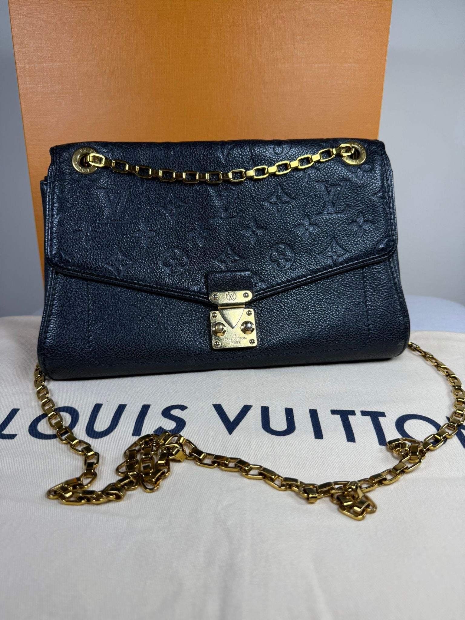 Louis Vuitton Saint Germain PM Empreinte Leather Bag