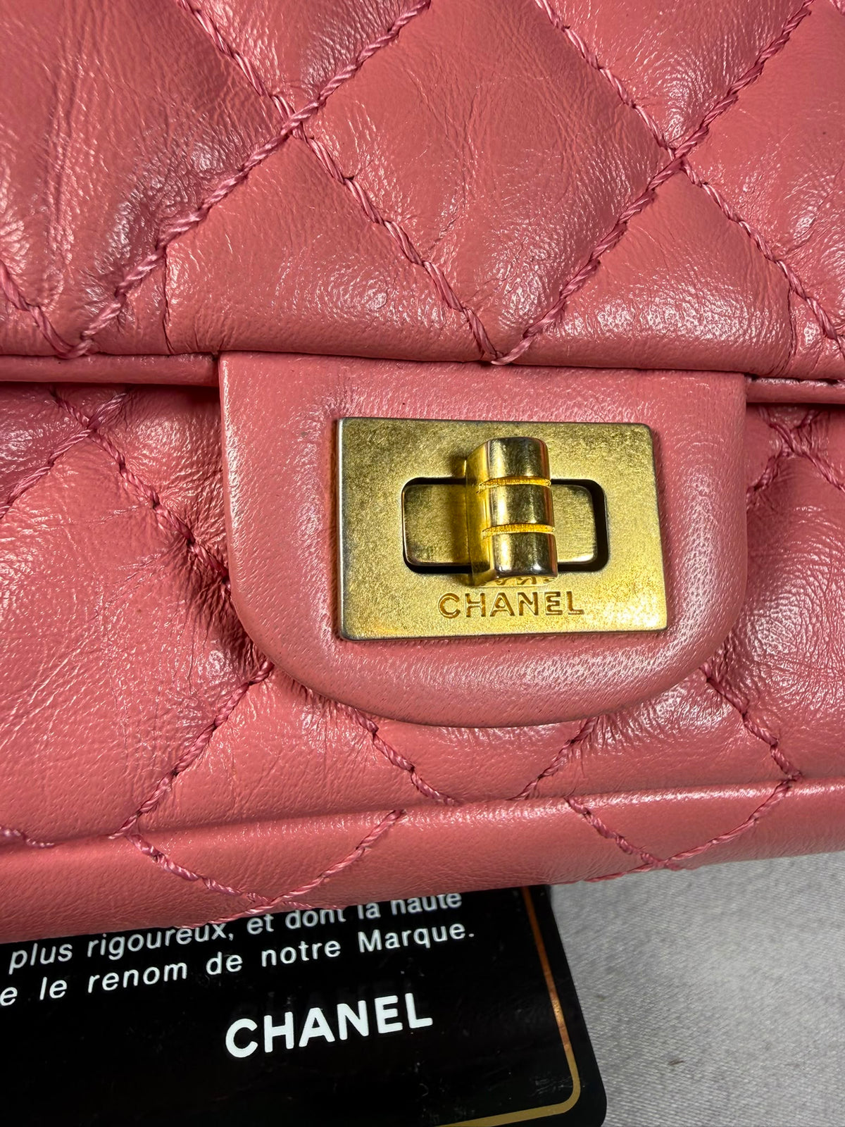 CHANEL Pink Quilted Leather Waist Bag / Belt Bag