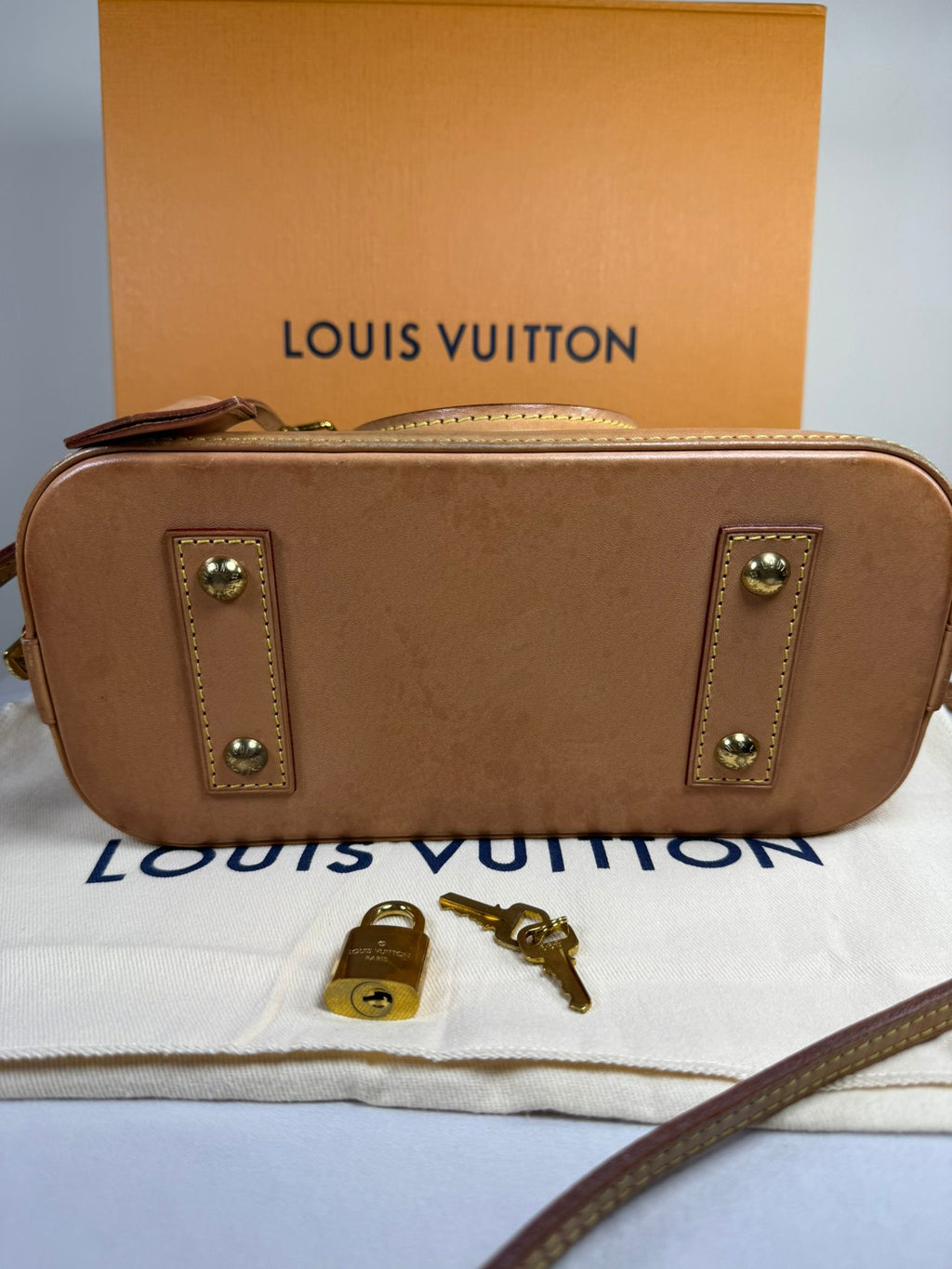 Louis Vuitton Alma BB Monogram Canvas Crossbody Bag