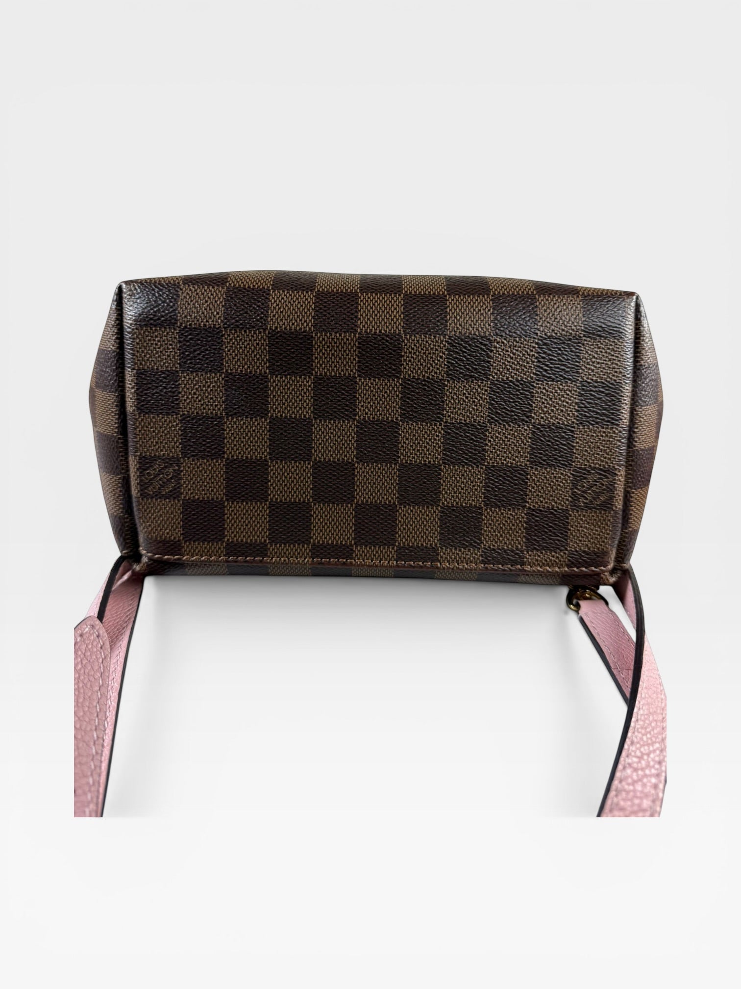 Louis Vuitton Clapton Backpack – Damier Ebene with Rose Ballerine