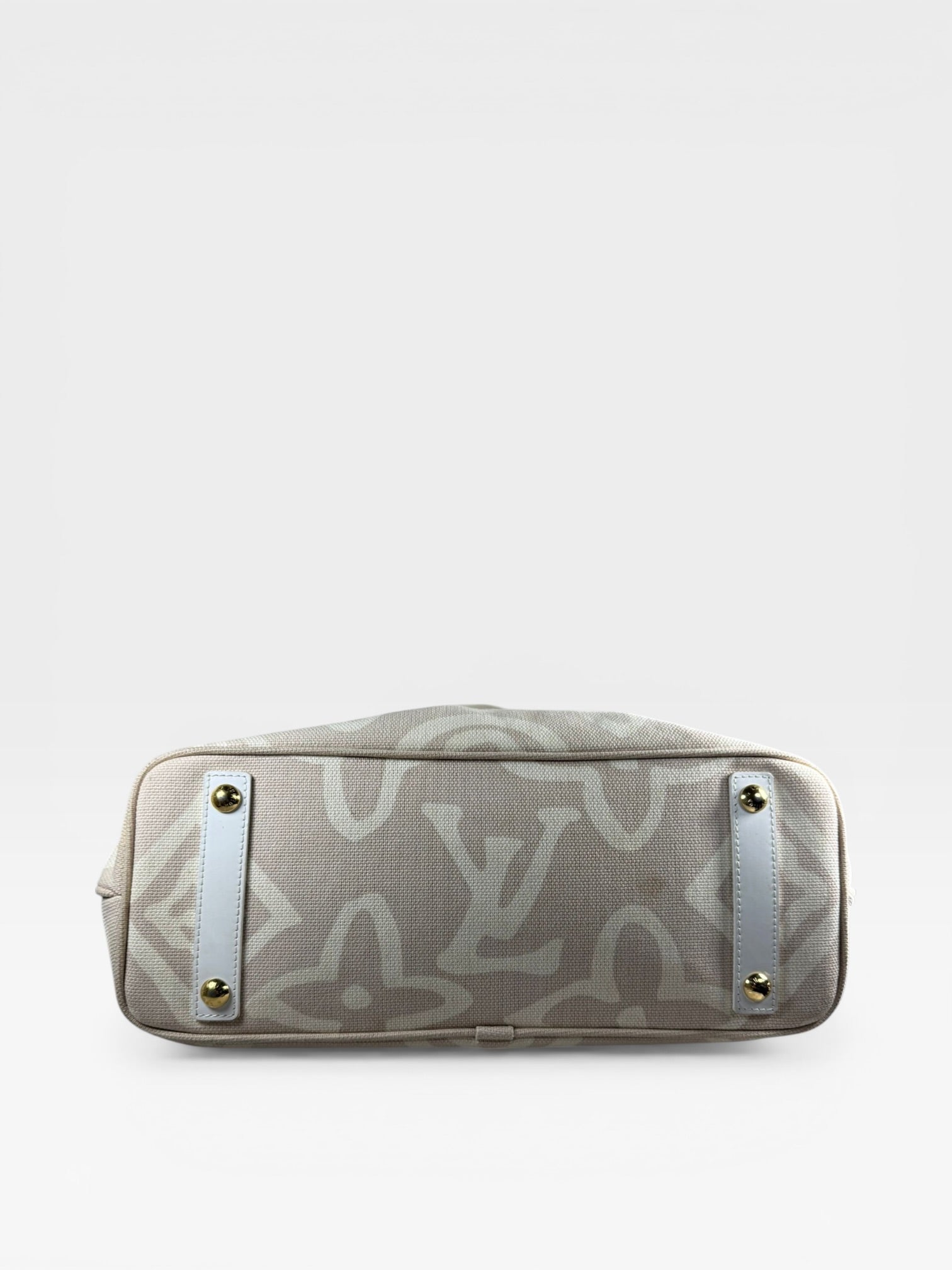 Louis Vuitton Tahitienne PM Hobo Bag – Cream / White Leather – Gold Hardware