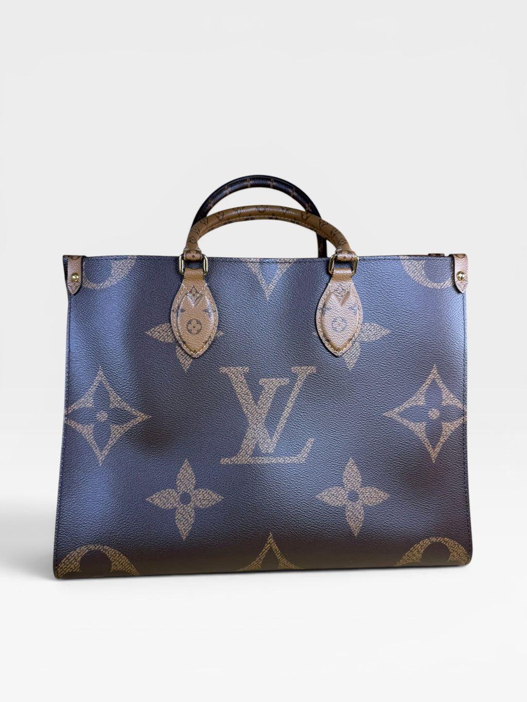 Louis Vuitton Onthego MM Reverse Giant Monogram Tote Bag